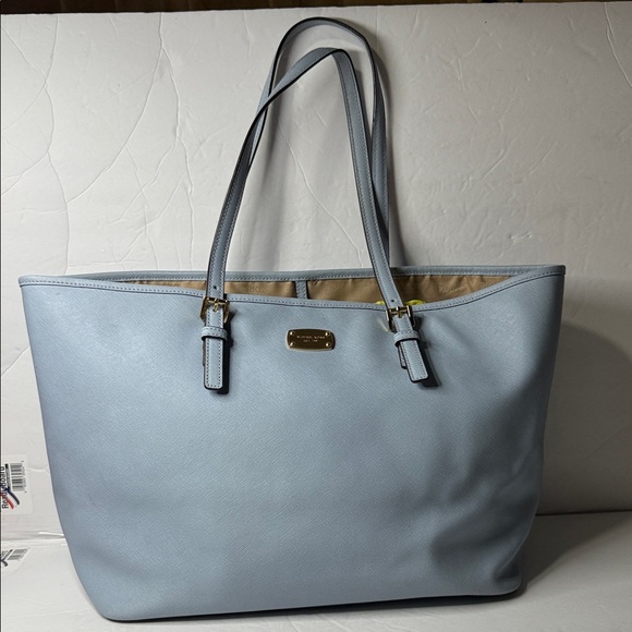 Michael Kors Sky Blue Tote Bag - Picture 1 of 9